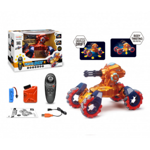 1:12 Дрифт Твистер Yearoo (стреляет пульками) на роликовых колесах, 4WD, 2.4Ghz